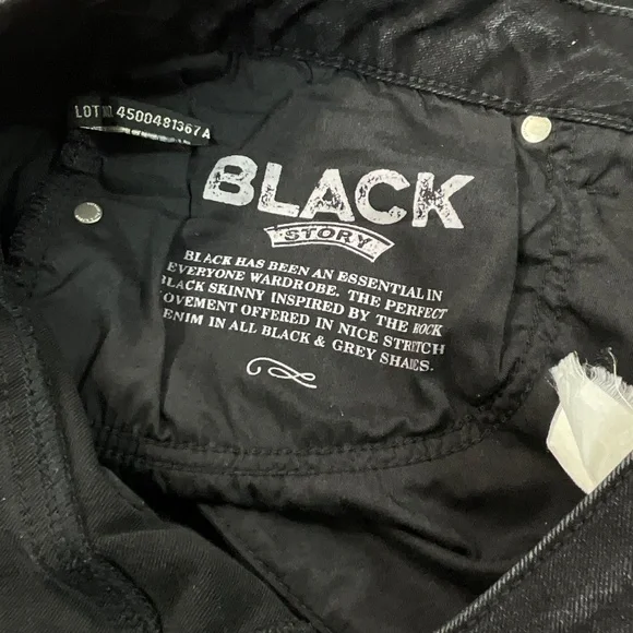 Buffalo David Bitton Max Skinny Jeans We Are Denim Black Stretch Men’s 34x32 - Picture 11 of 14